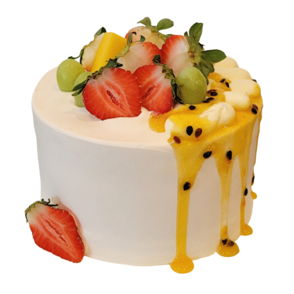 Passion Fruit Mousse Cake