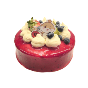 Strawberry Basque Cake