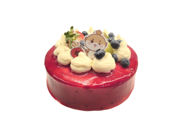 Strawberry Basque Cake