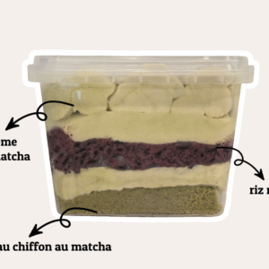 Matcha and Sticky Rice Box Cake