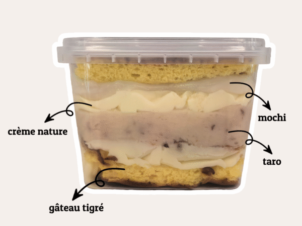 Taro,Porc and Mochi Box Cake