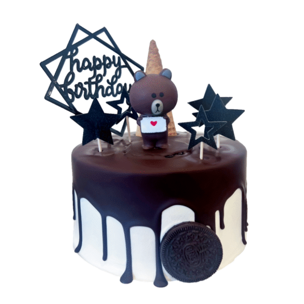 #76 Bear (Chocolate Drip)