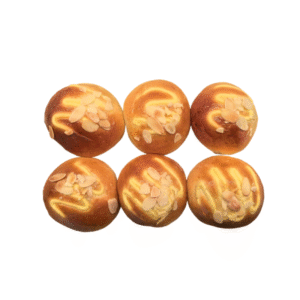 Mini Bun with Salty Egg Yolk, Mochi and Milk Crumle (Pack of 6)