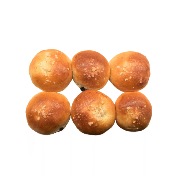 Mini Bun with Custard and Sticky Rice (Pack of 6)