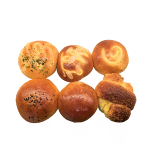 Mini Bun with 6 Different Flavours (Pack of 6)