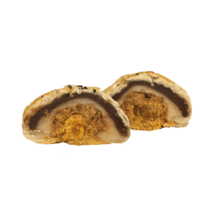 Pastry with Red Bean, Mochi, Pork Floss and Egg Yolk