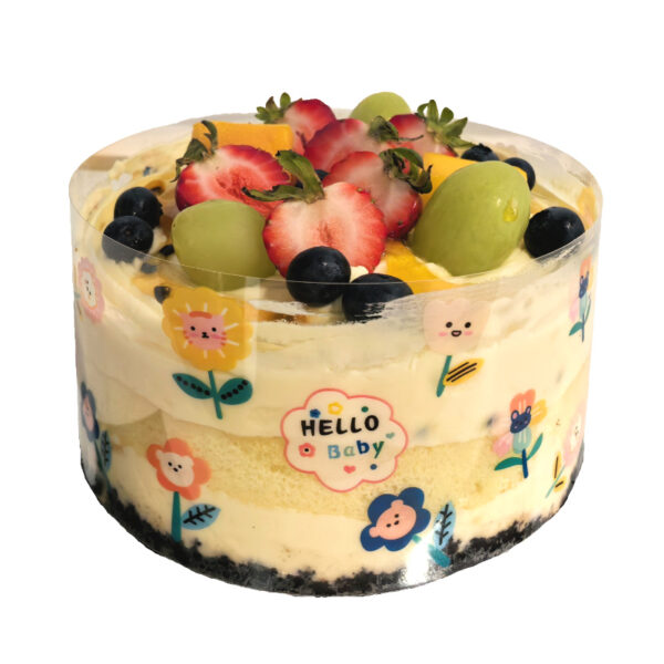 Passion Fruit Mousse Cake