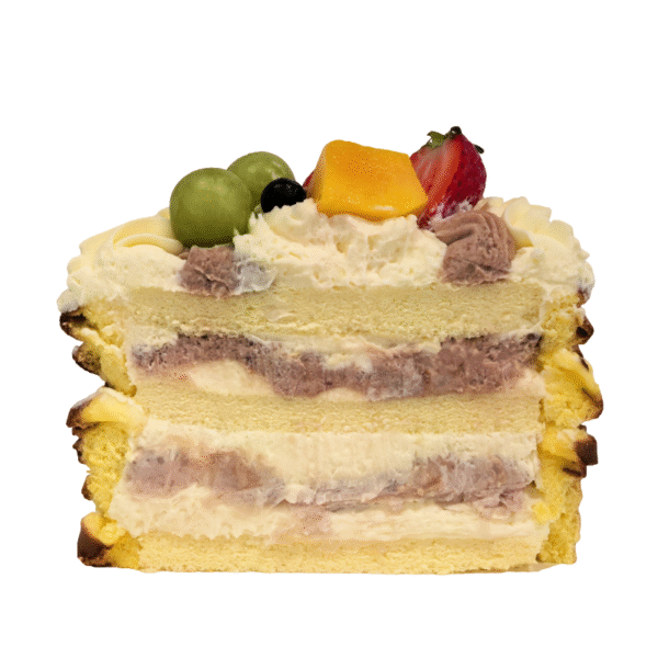 5 inches Taro and Chestnut Cake - Image 2