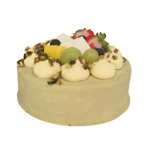 Pistachio Basque Cake