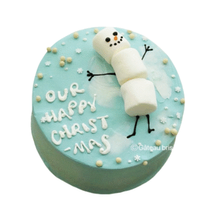 Cotton Candy Snowman