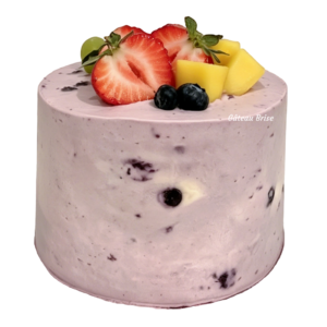 Matcha Cake with Mange and Blueberry Cheese Cream Crepe Rolls (4.5 inches)